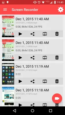 Screen Recorder android App screenshot 2